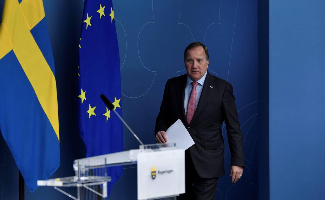 El primer ministro de Suecia, Stefan Lofven, explica los motivos de su dimisión.