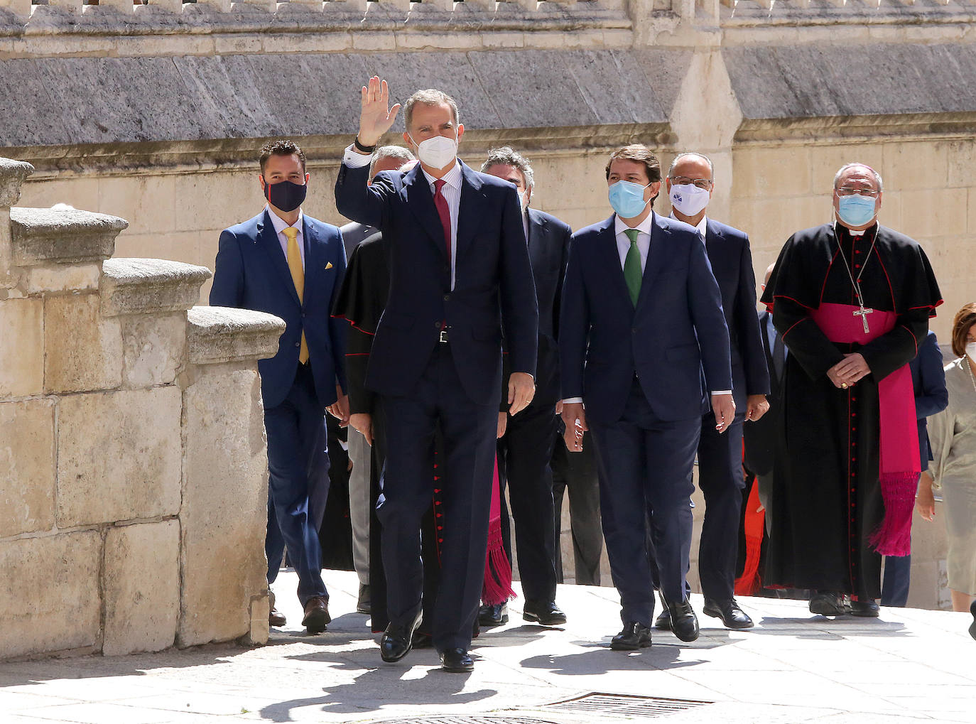 Fotos: Visita de Felipe VI a la muestra Las Edades del Hombre de Burgos