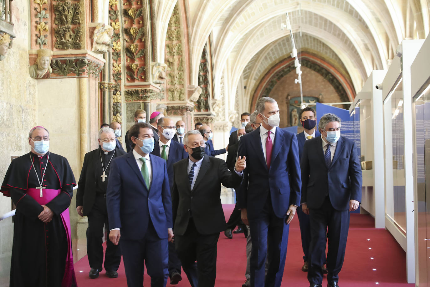 Fotos: Visita de Felipe VI a la muestra Las Edades del Hombre de Burgos