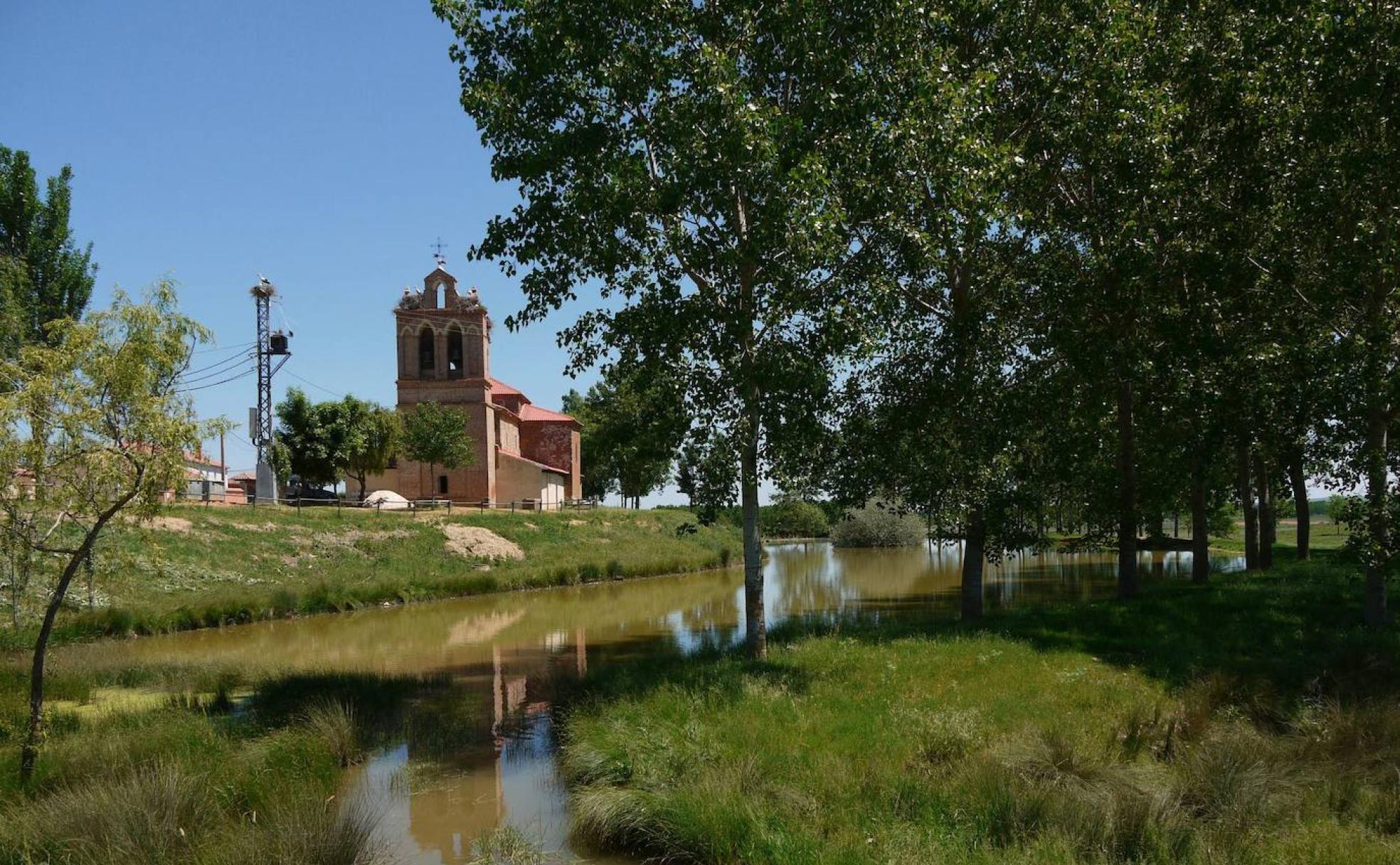 Vista general desde las afueras de Villarrabé.