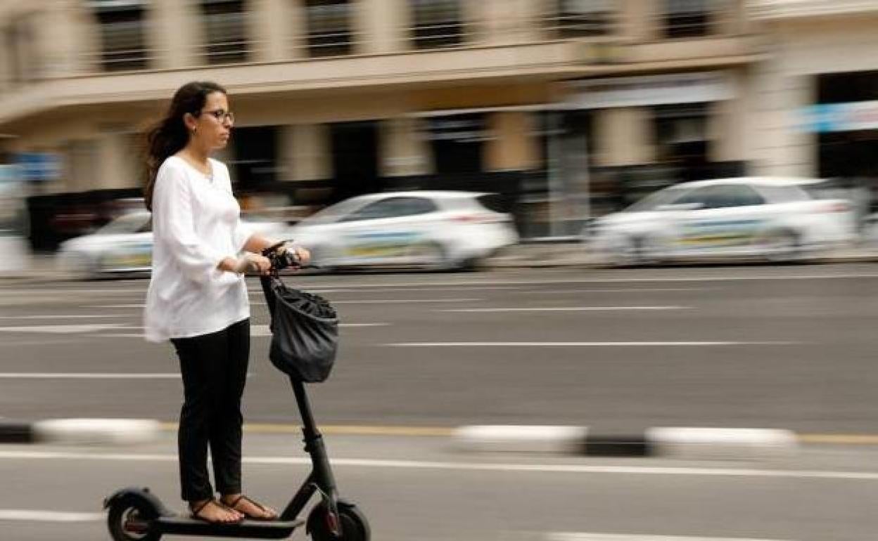 Los desplazamientos en patinete eléctrico se han incrementado sustancialmente. 