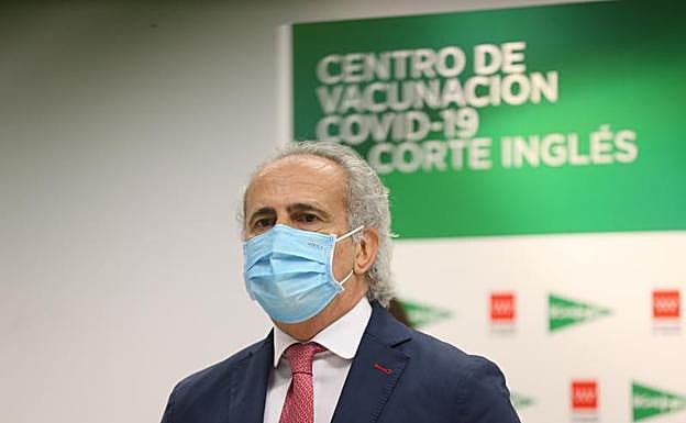Enrique Ruiz Escudero, consejero de Sanidad de la Comunidad de Madrid. 