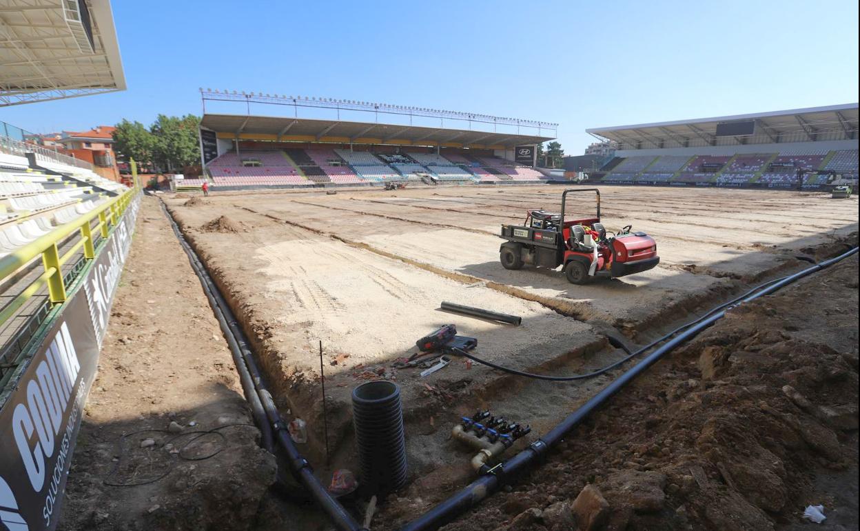 Las obras de reforma de El Plantío obligarán al Burgos a jugar las dos primeras jornadas fuera de casa. 