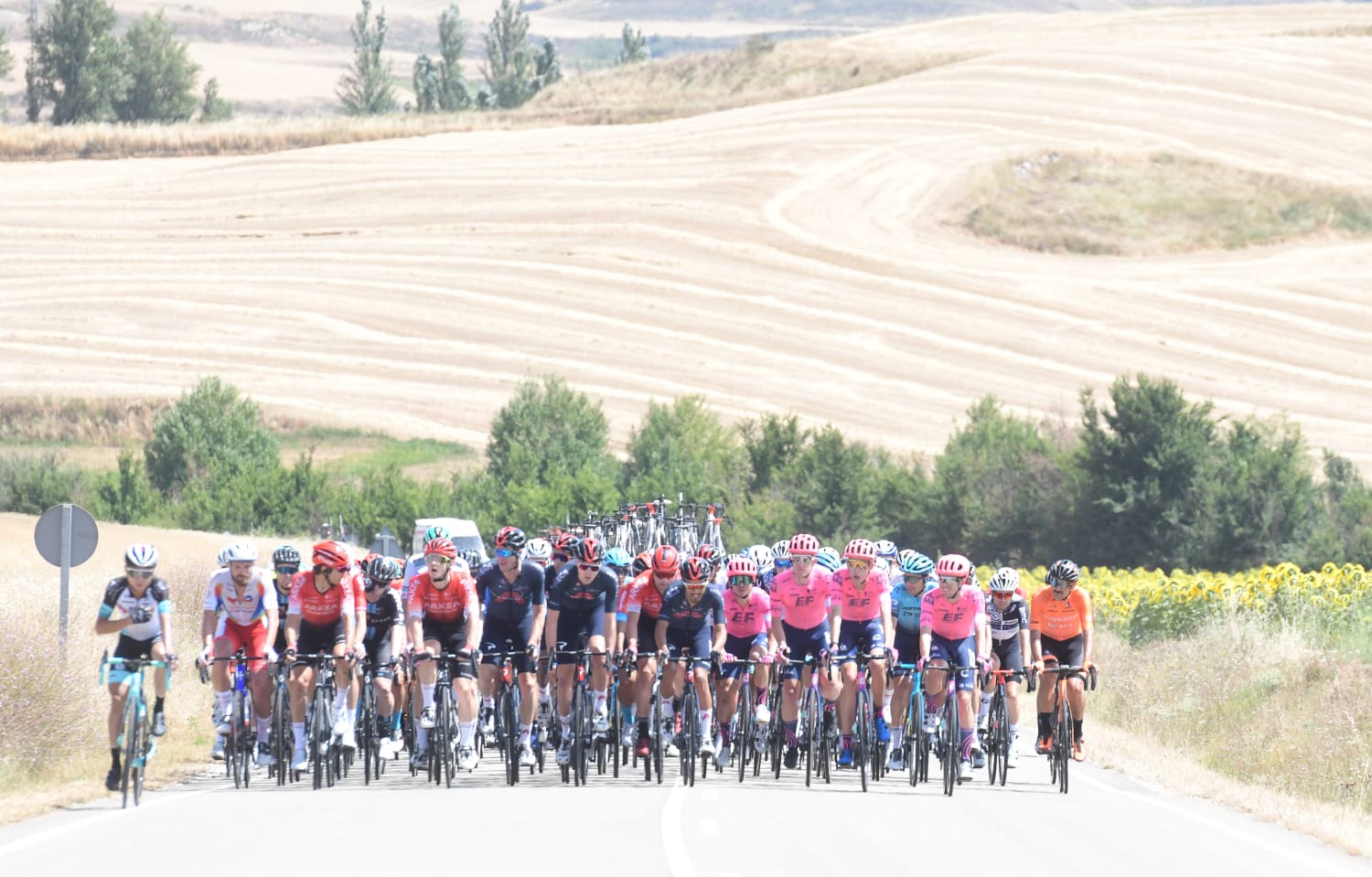 Fotos: Planckaert se enfunda el primer maillot morado de la Vuelta a Burgos