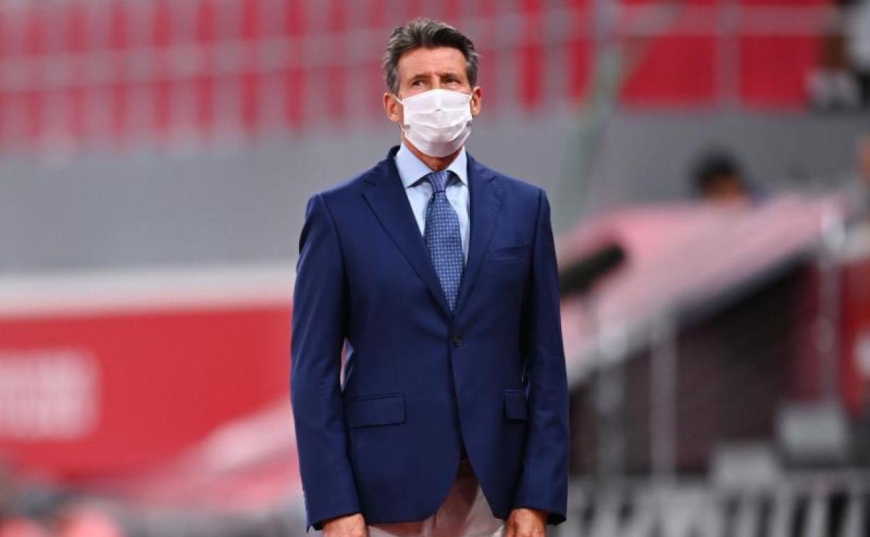 Sebastian Coe, presidente de la World Athletics. 