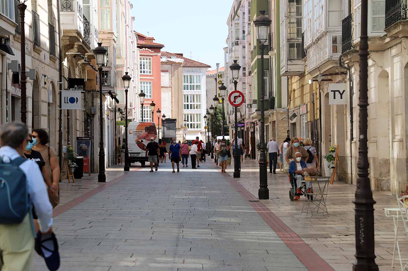 Las terrazas a la sombra han sido parada obligatoria para muchos. 