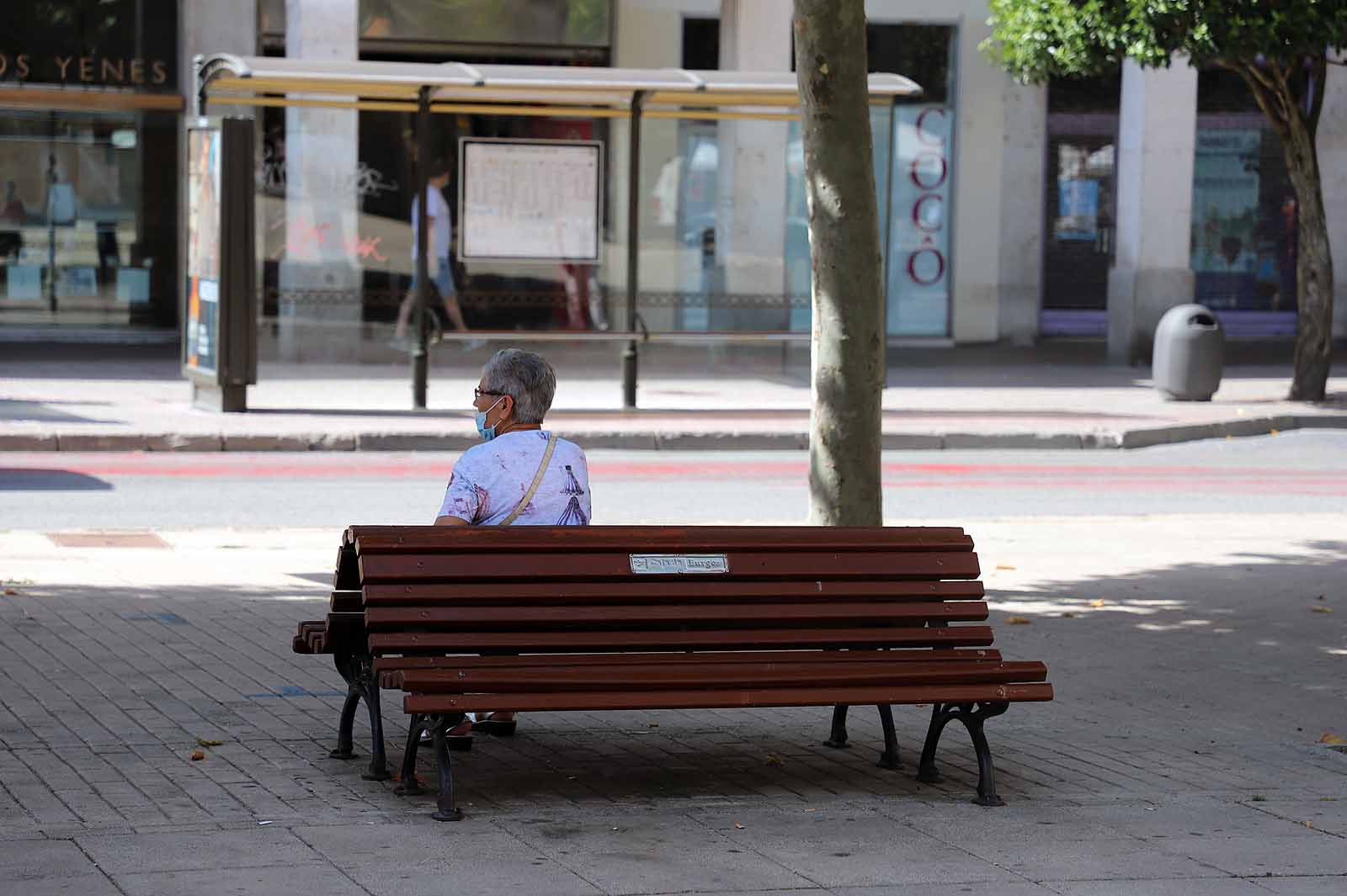 Las terrazas a la sombra han sido parada obligatoria para muchos. 
