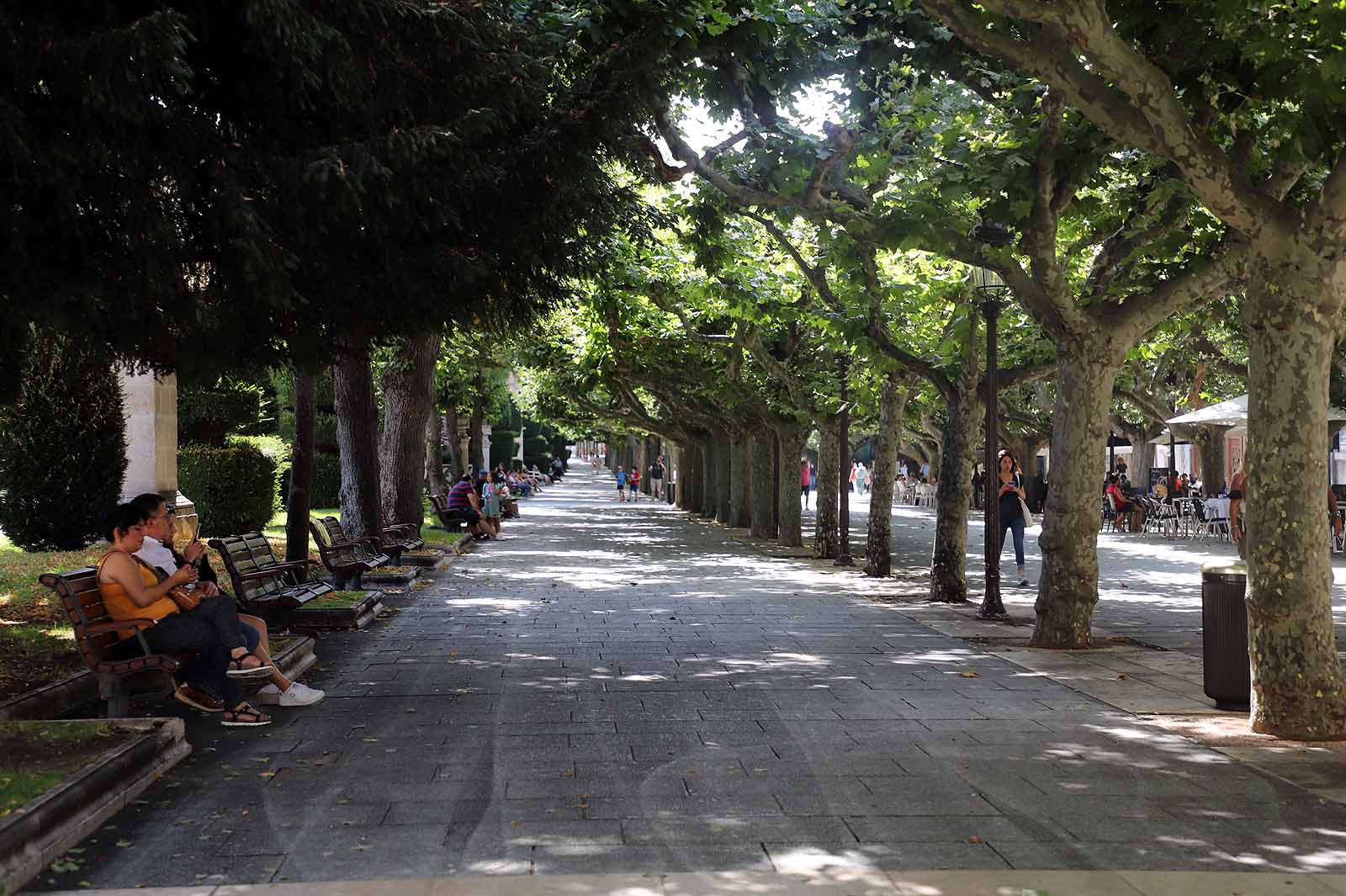 Los termómetros de la capital han alcanzado los 35,4º C durante la tarde del miércoles.