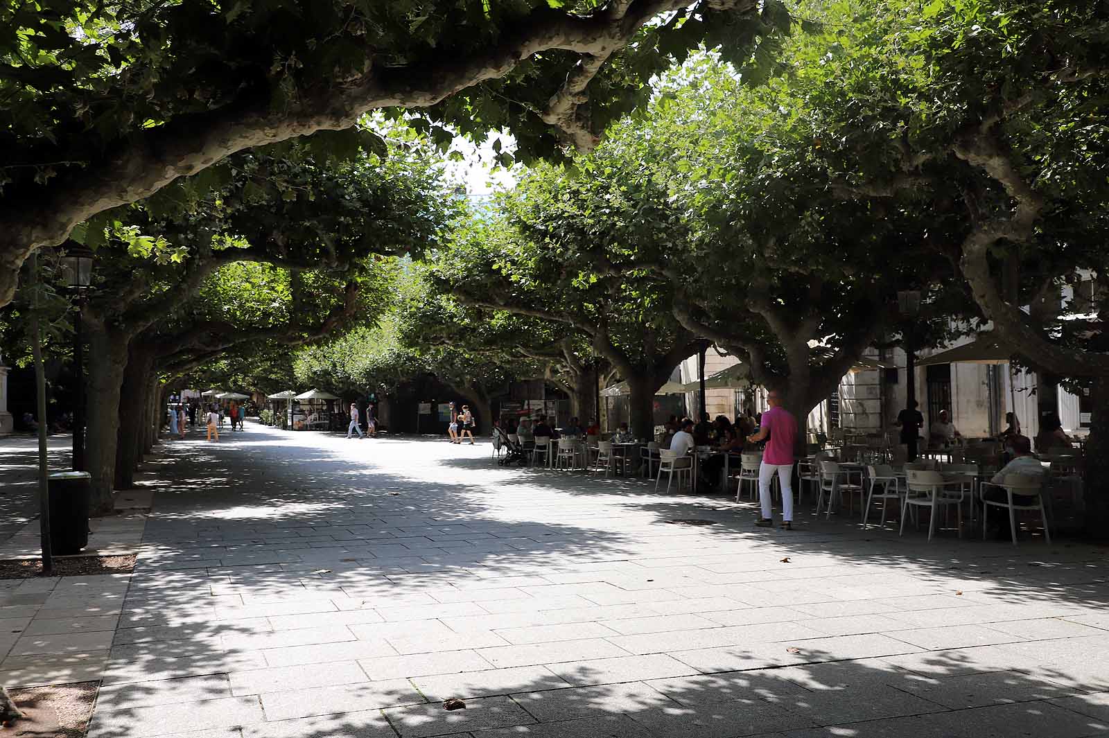 Los termómetros de la capital han alcanzado los 35,4º C durante la tarde del miércoles.