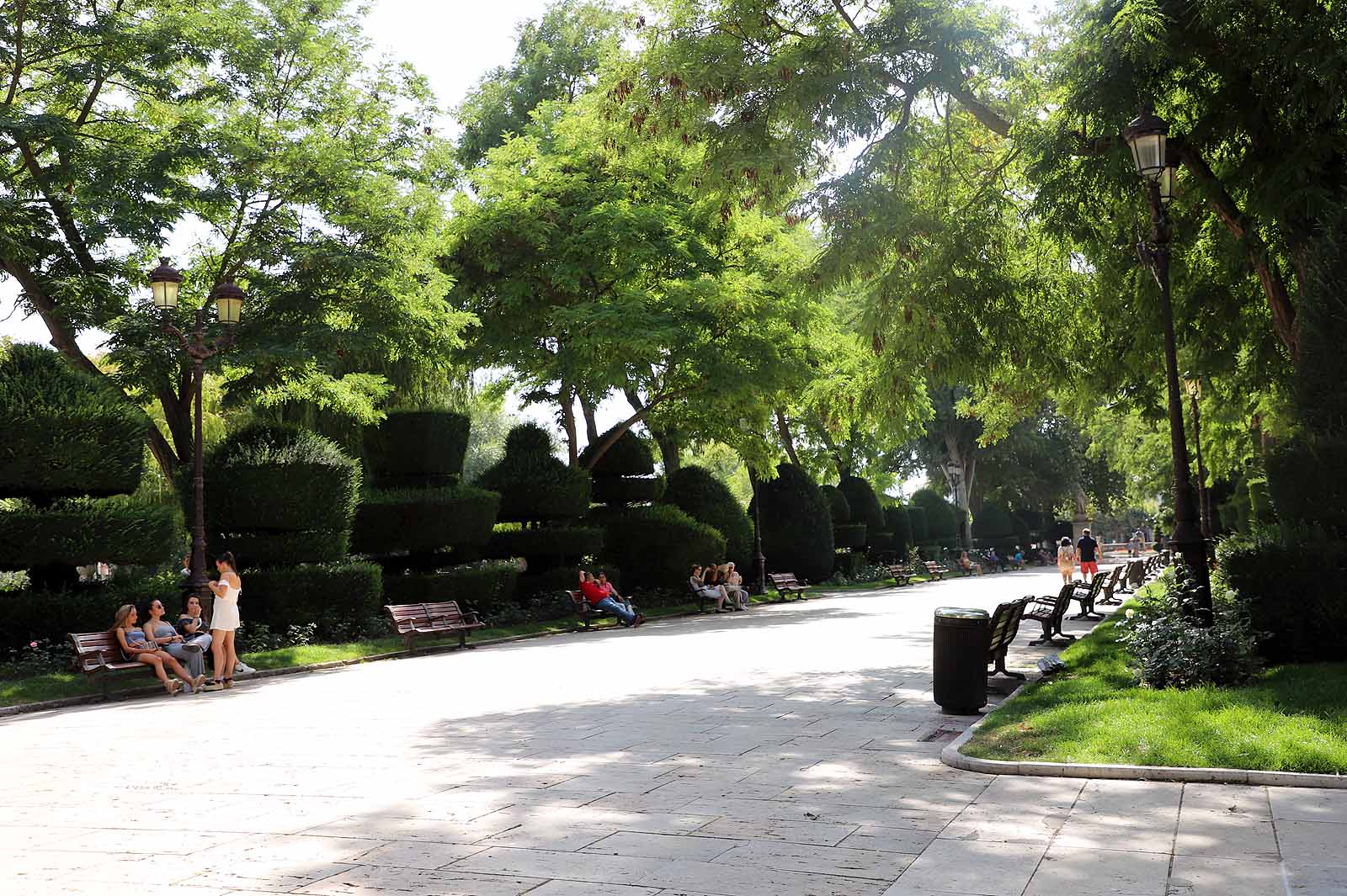 Los termómetros de la capital han alcanzado los 35,4º C durante la tarde del miércoles.