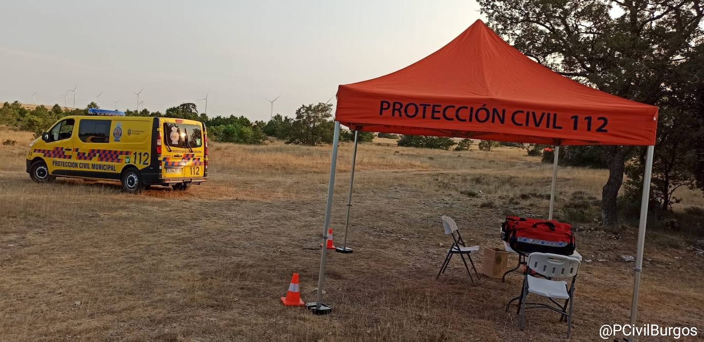 Los voluntarios se enfrentaron a una emergencia sin saber que se trataba de una simulación.