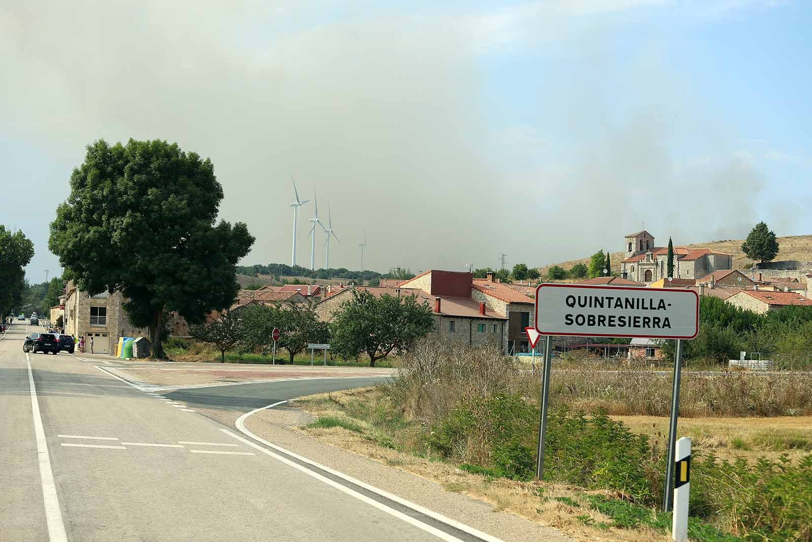 Un gran operativo trabaja desde primera hora de la tarde en incendio declarado en Masa.