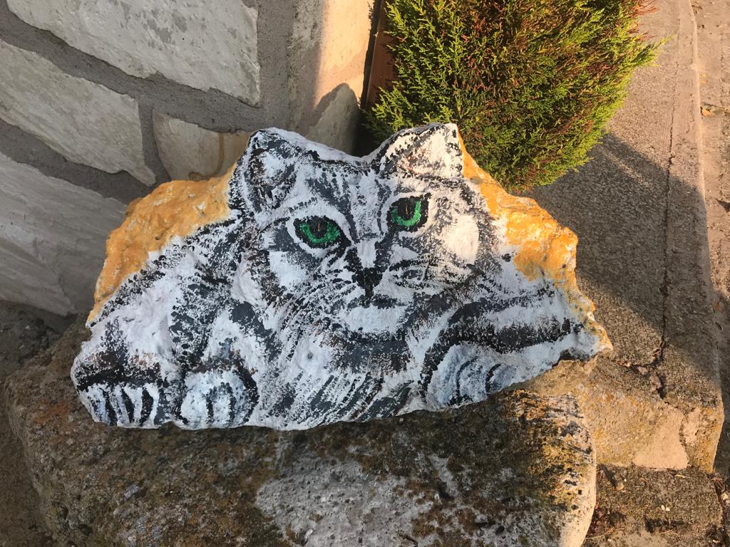 Fotos: &#039;PetreArte&#039;, pintura sobre piedras en Palazuelos de Muñó