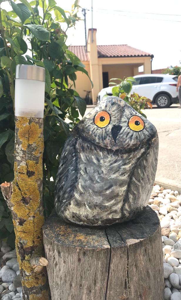 Fotos: &#039;PetreArte&#039;, pintura sobre piedras en Palazuelos de Muñó