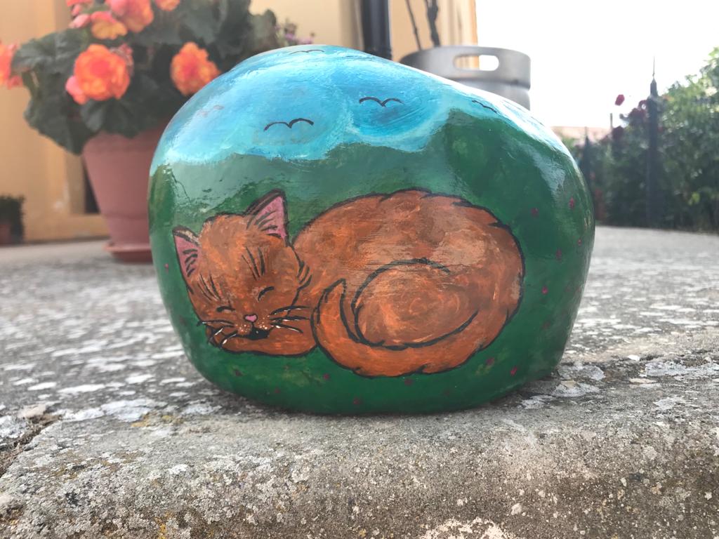 Fotos: &#039;PetreArte&#039;, pintura sobre piedras en Palazuelos de Muñó