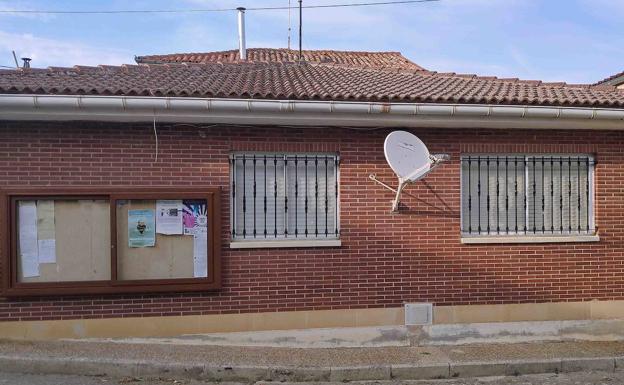 Imagen de la antena satélite de Bañuelos de Bureba. 