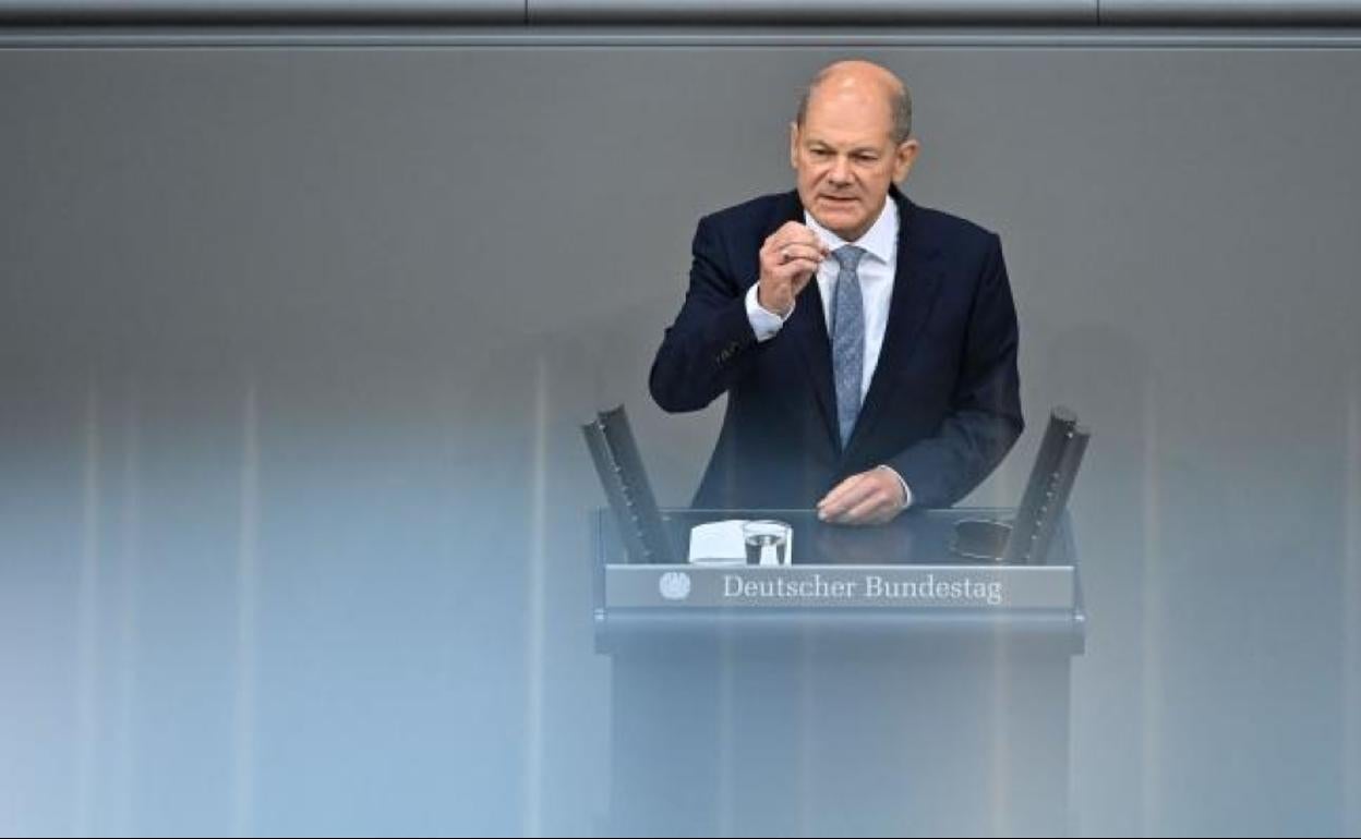 Olaf Scholz, cabeza de lista socialdemócrata (SPD)