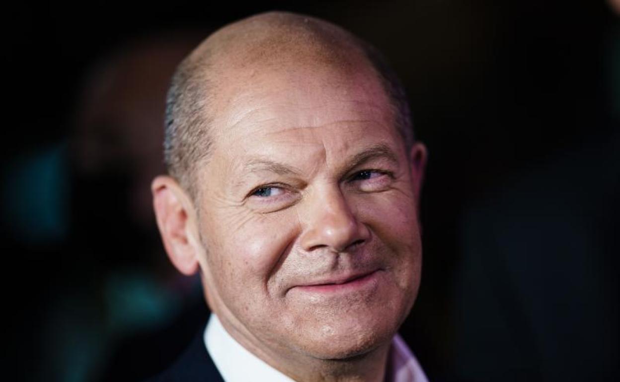 El candidato socialdemócrata alemán, Olaf Scholz. 