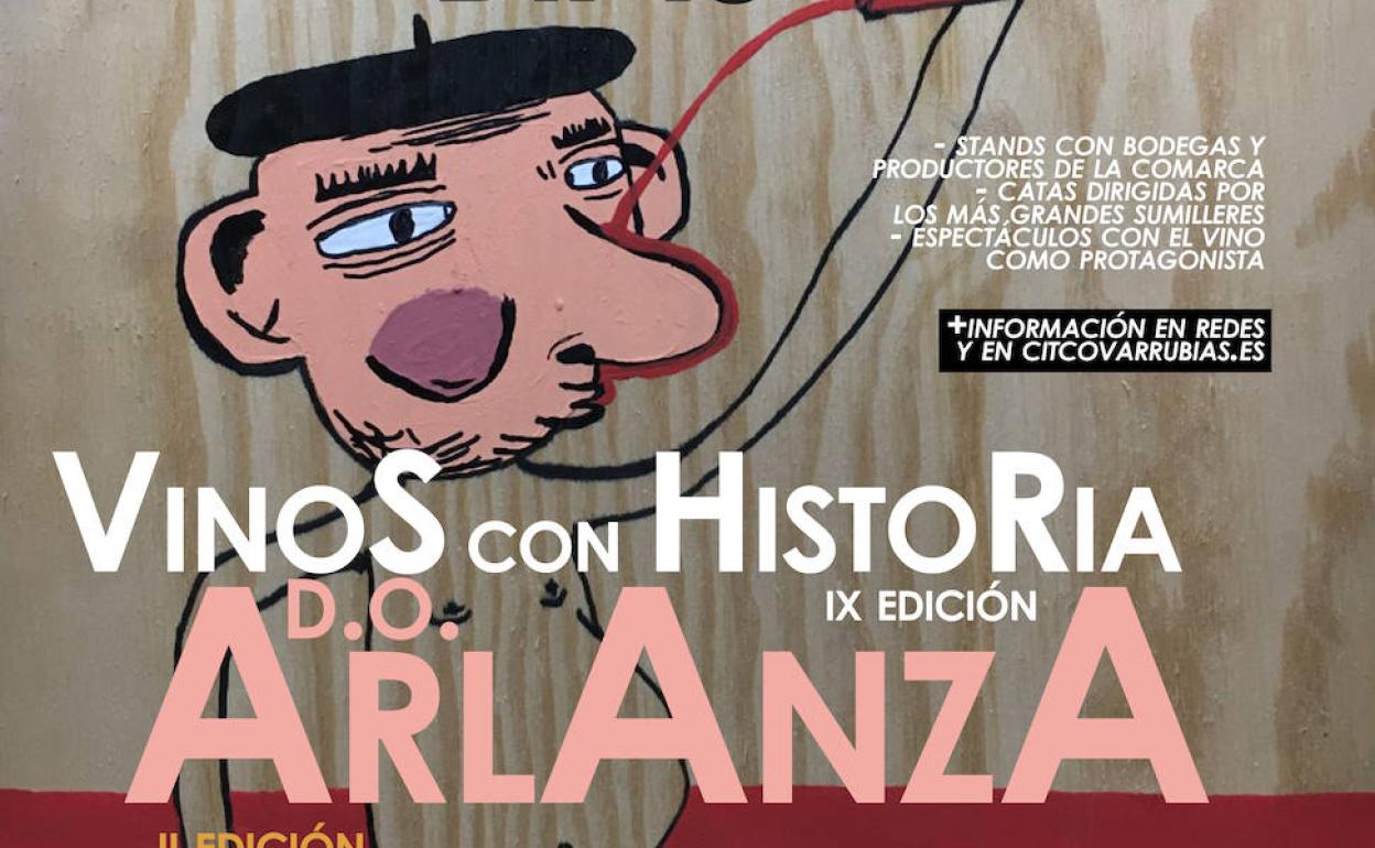 Cartel Vinos con Historia DO Arlanza. 