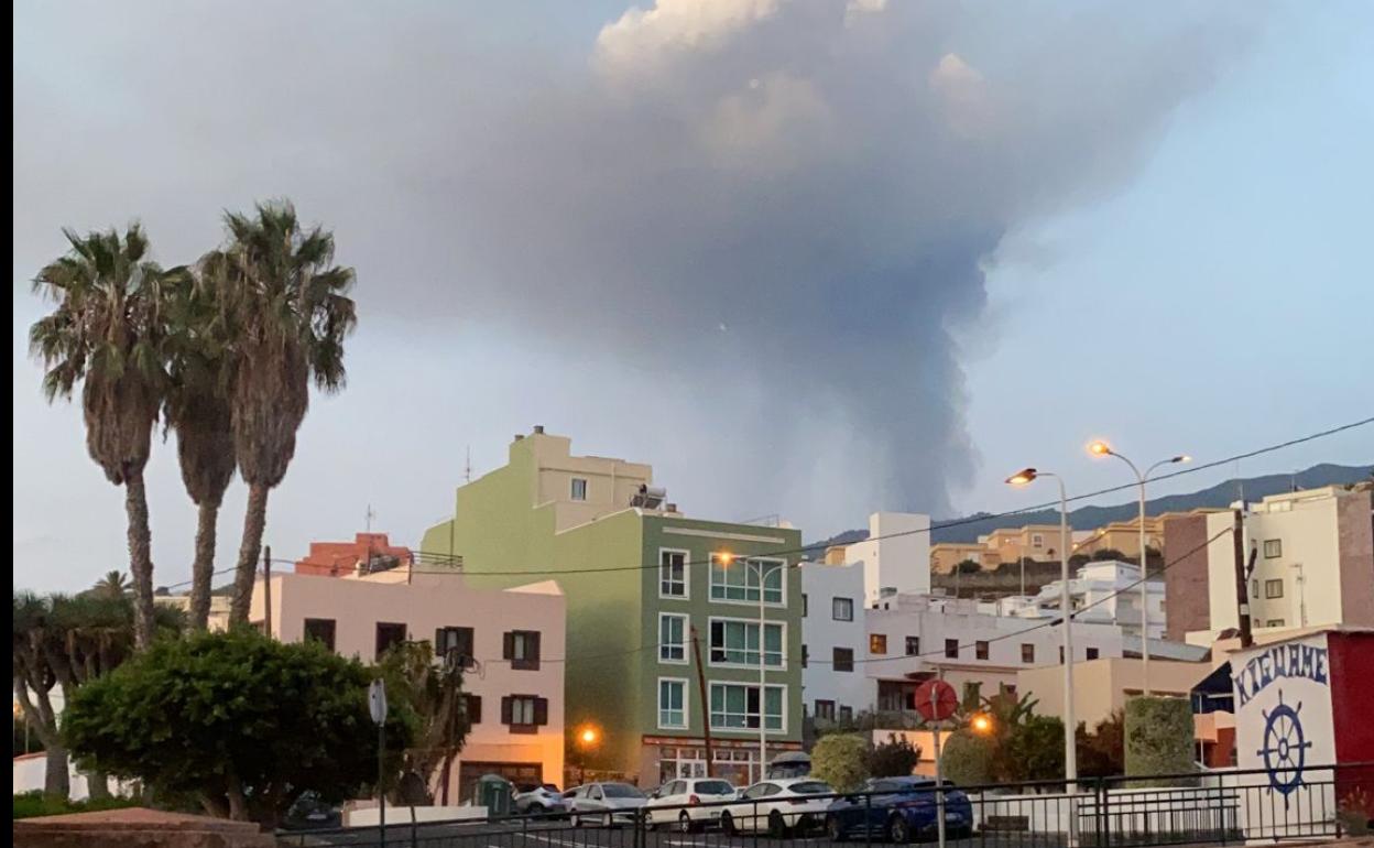 Imagen desde Santa Cruz de la Palma.