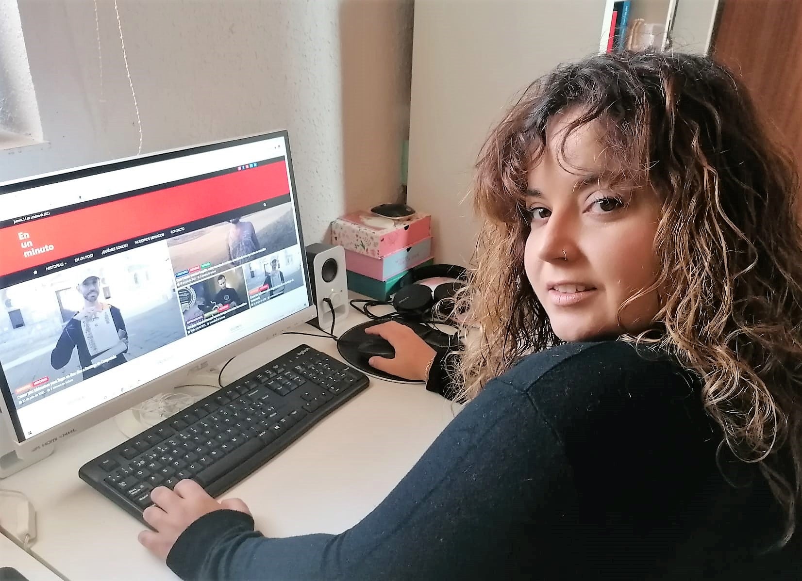 Cristina se ha mudado al pueblo en cuanto tuvo conexión a Internet de calidad. 