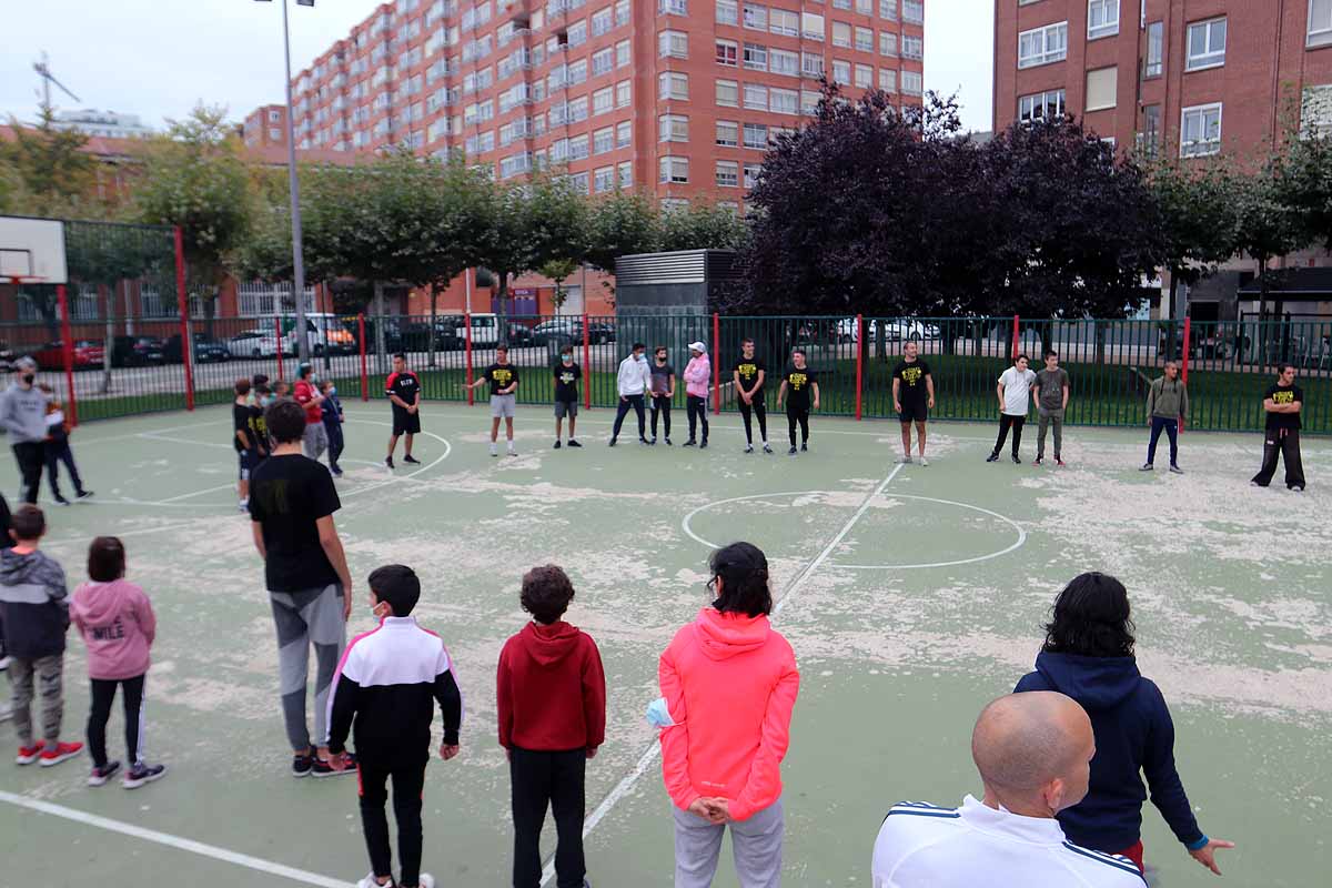 Fotos: El parkour reivindica un espacio en Burgos