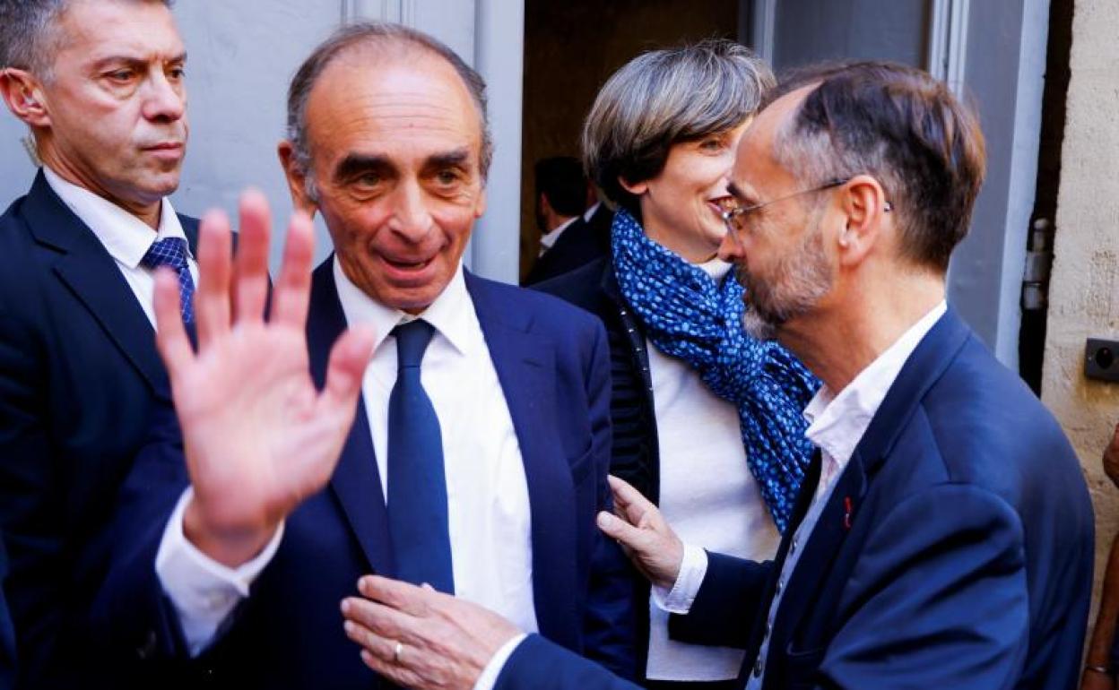 Éric Zemmour, durante la promoción de su último libro.