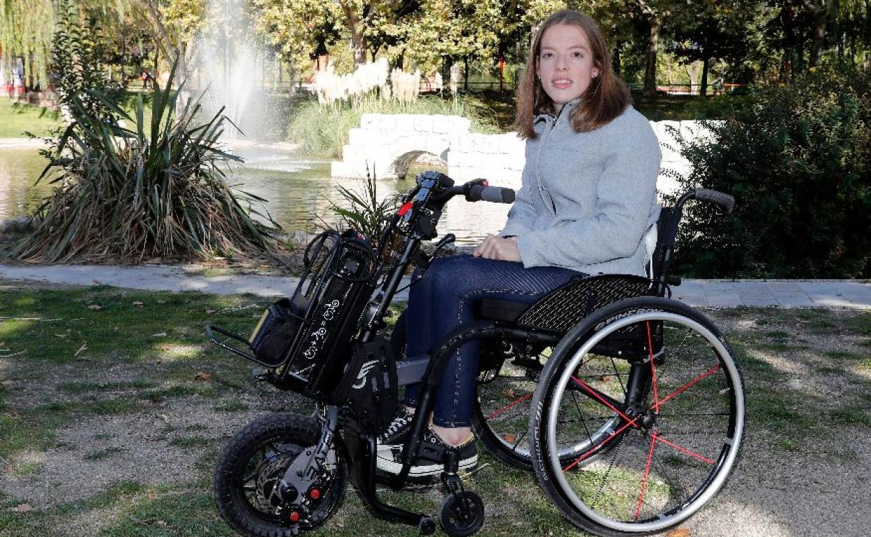 Marta Fernández, nadadora burgalesa y campeona paralímpica. 