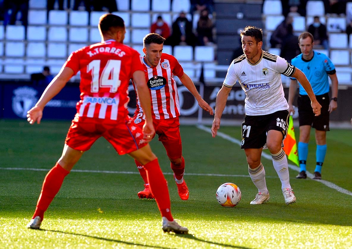 Así fue el empate entre los burgaleses y los gallegos en El Plantío.