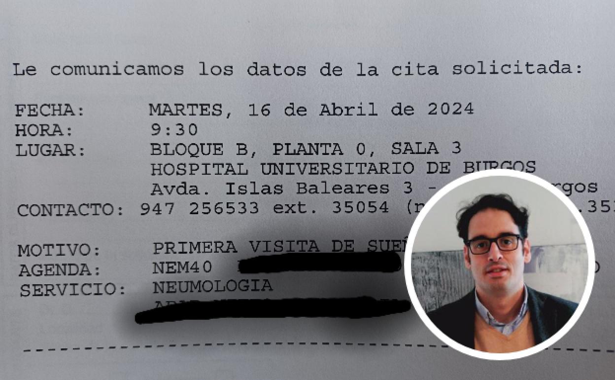 El especialista del HUBU le da cita para dentro de tres años