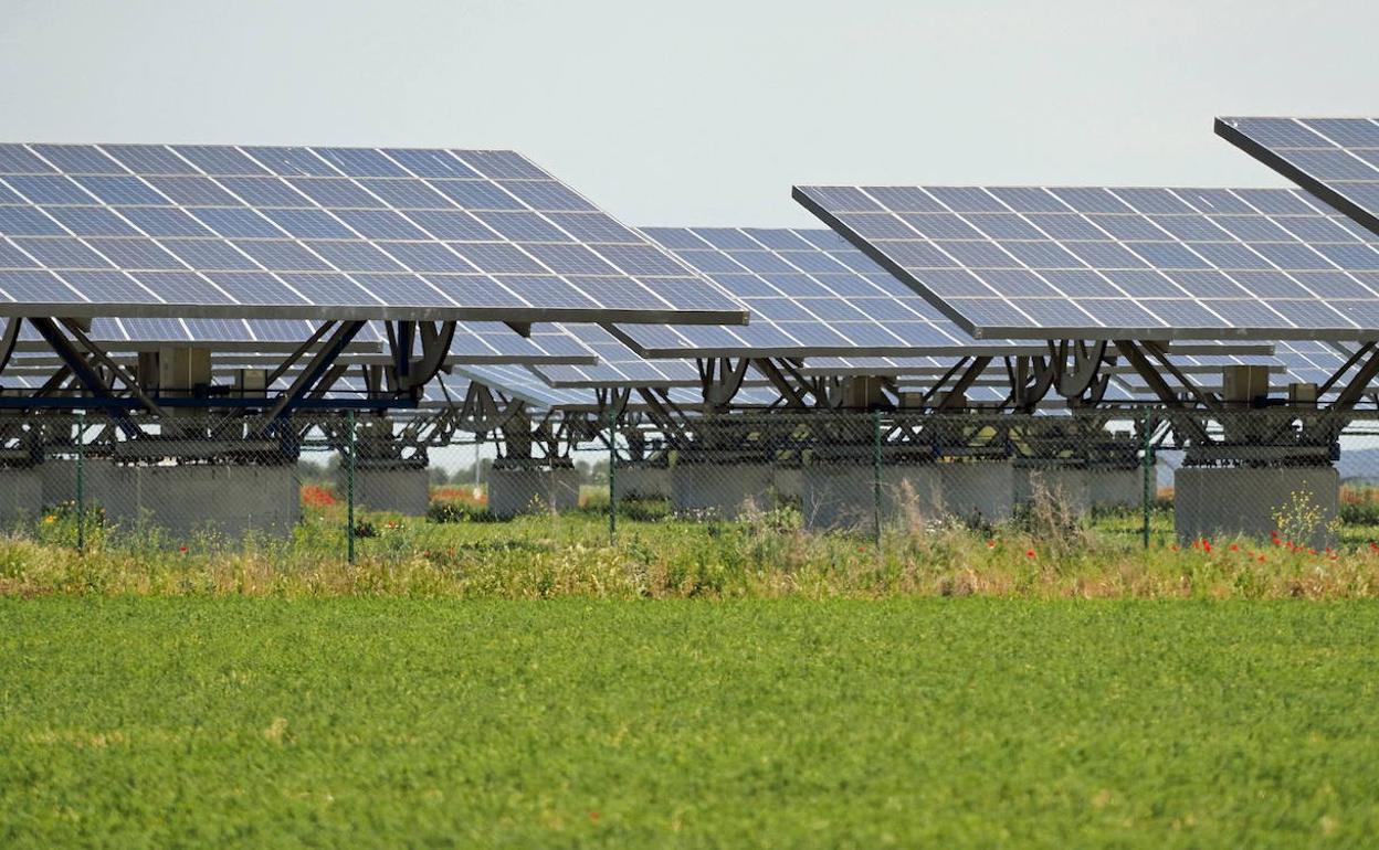 Instalación fotovoltaica en la región. 