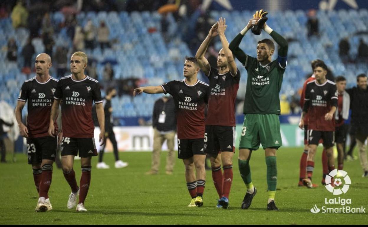 El Mirandés rescata un punto sobre la bocina