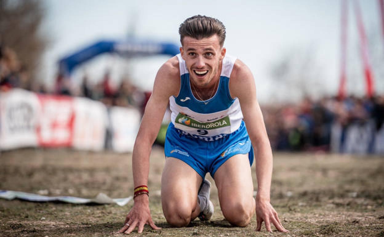Carlos Mayo, campeón de España de Cross 2021. 