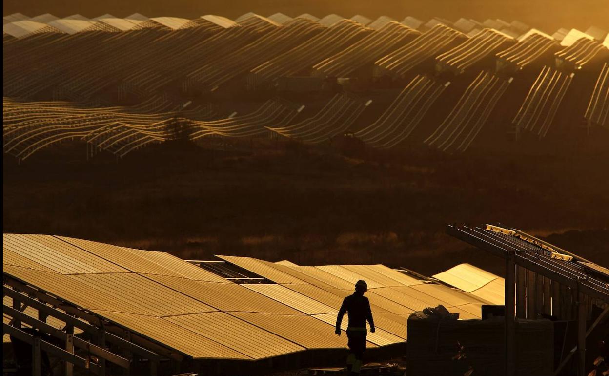 Planta de energÍa solar. 