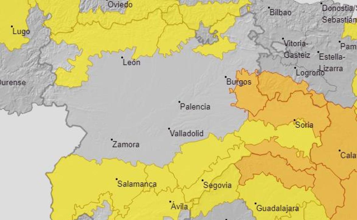 Aviso naranja por nevadas de 25 centímetros en las montañas de Burgos y Soria