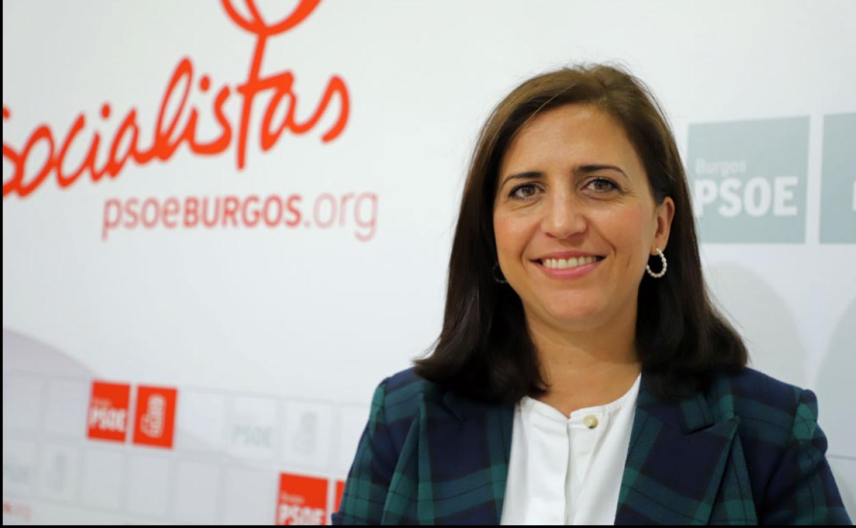 Esther Peña, diputada nacional y secretaria general del PSOE de Burgos.