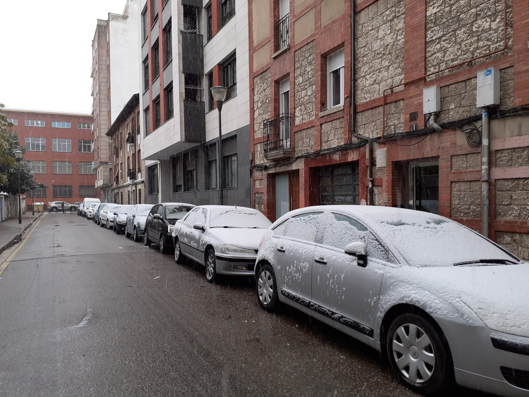 Fotos: La primera nevada del otoño en Burgos en imágenes