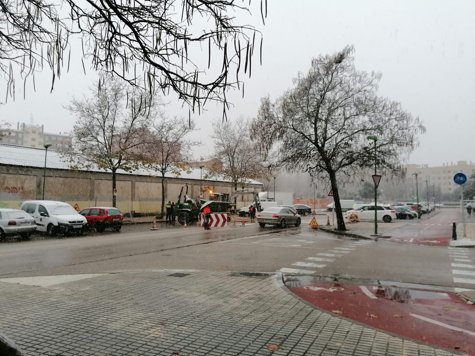 Fotos: La primera nevada del otoño en Burgos en imágenes