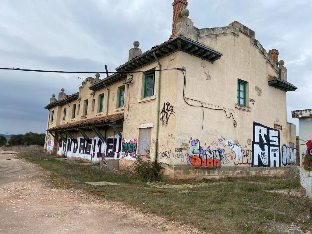 Fotos: Estación de tren de Lerma antes del derrumbe