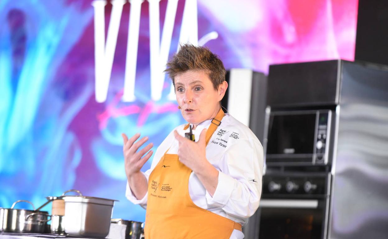 Viviana Varese interviene en el congreso culinario Madrid Fusión Bogotá.