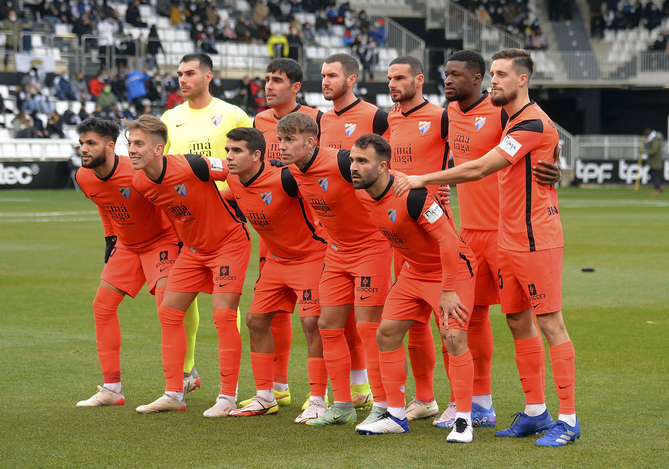 Victoria del Burgos CF ante el Málaga en El Plantío.