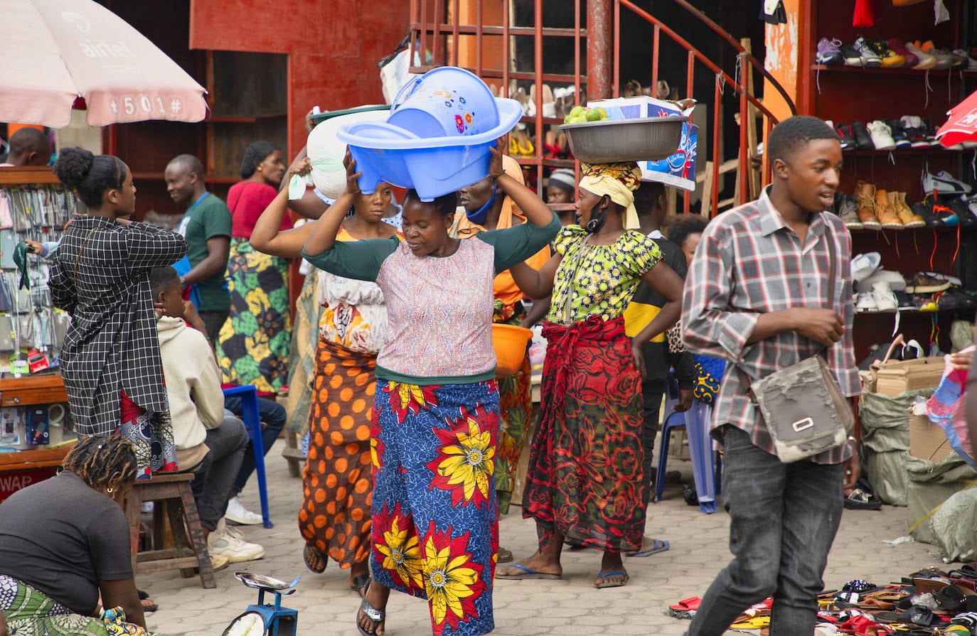 Centro de la ciudad de Goma (Congo)