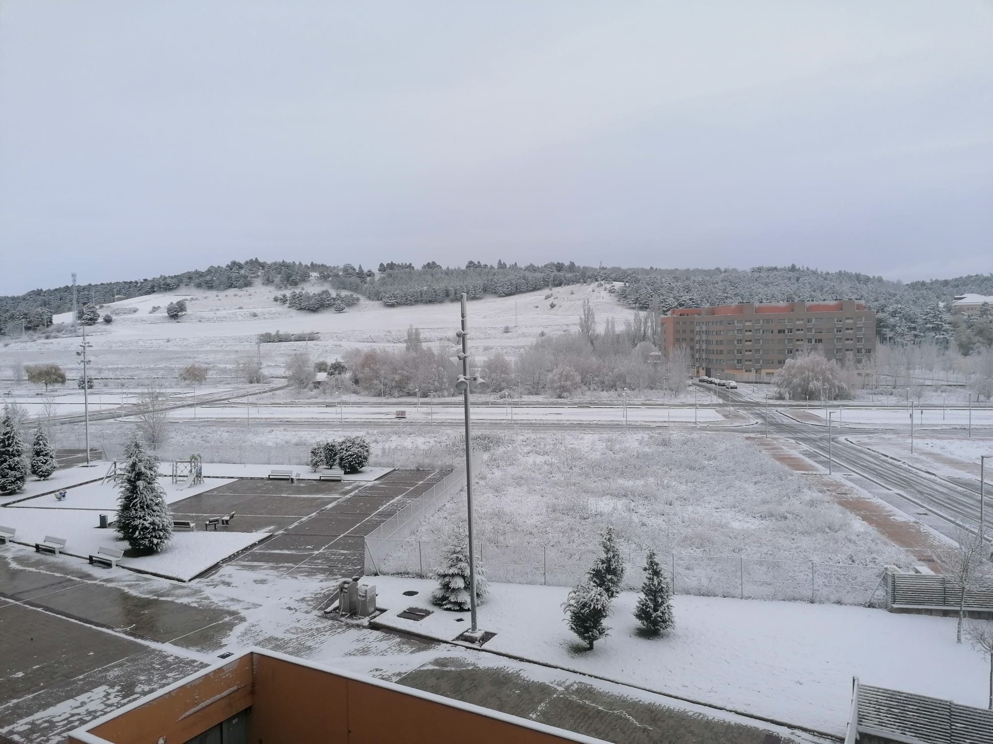 Fotos: La nieve aprovecha la noche para cubrir la provincia