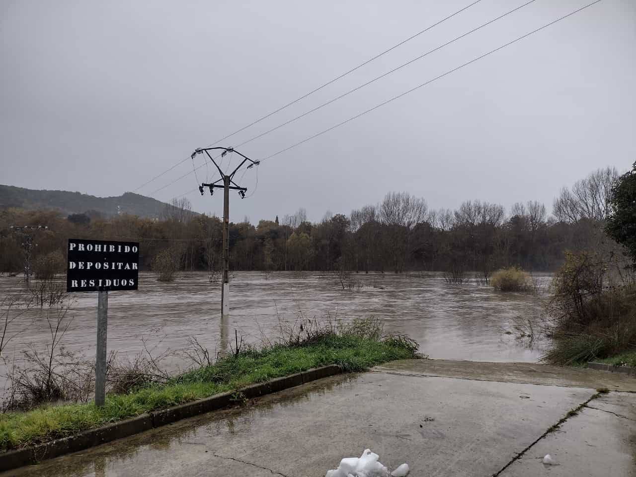 Inundaciones en Miranda de Ebro.