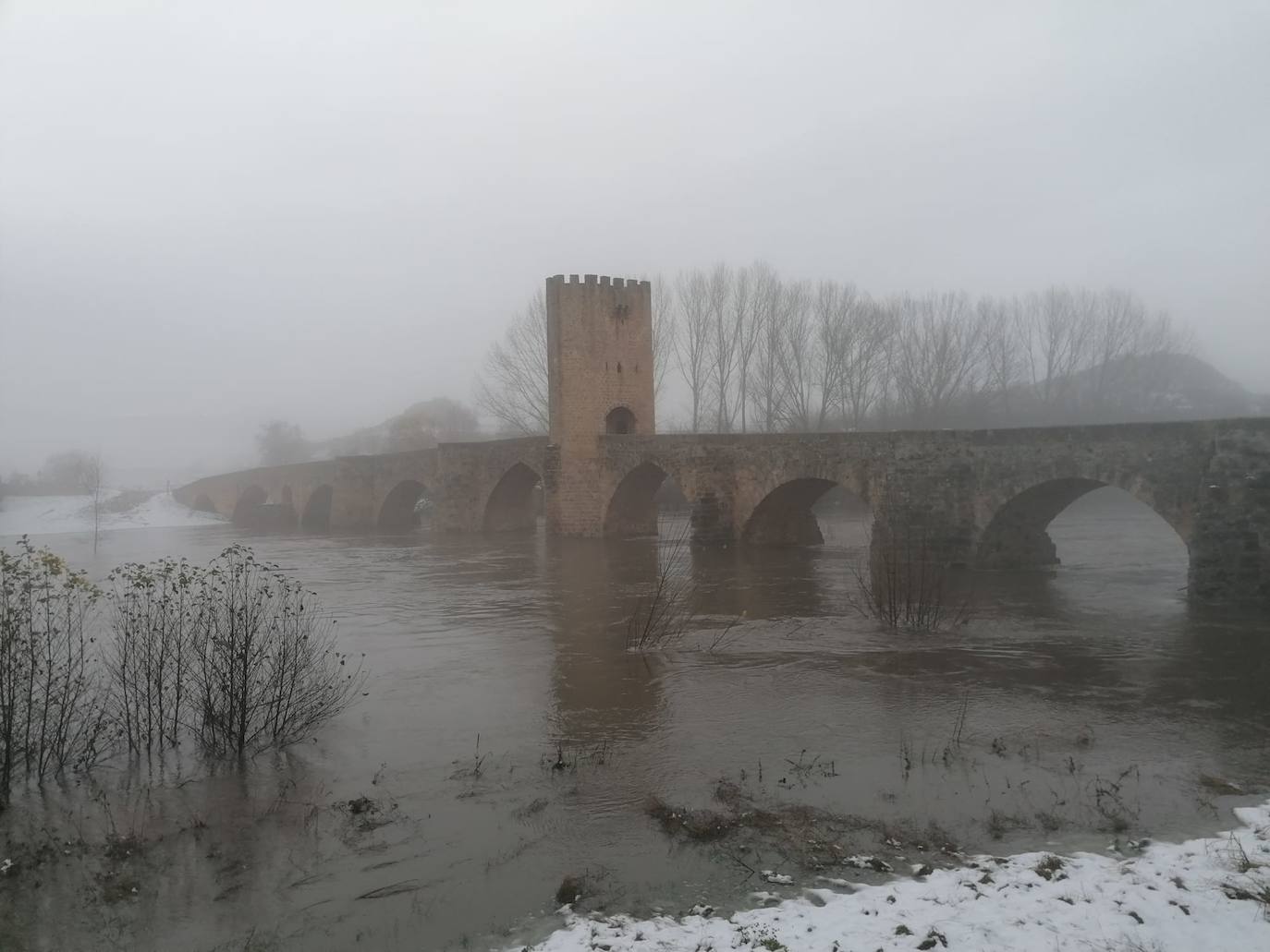 Inundaciones en Miranda de Ebro.