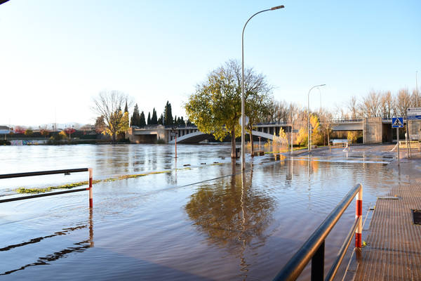 Inundaciones en Miranda de Ebro.