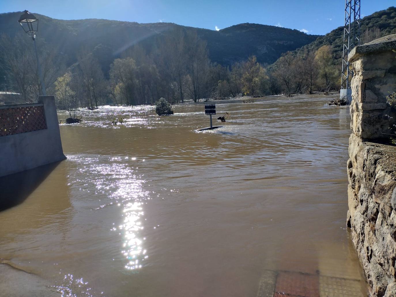 Inundaciones en Miranda de Ebro.