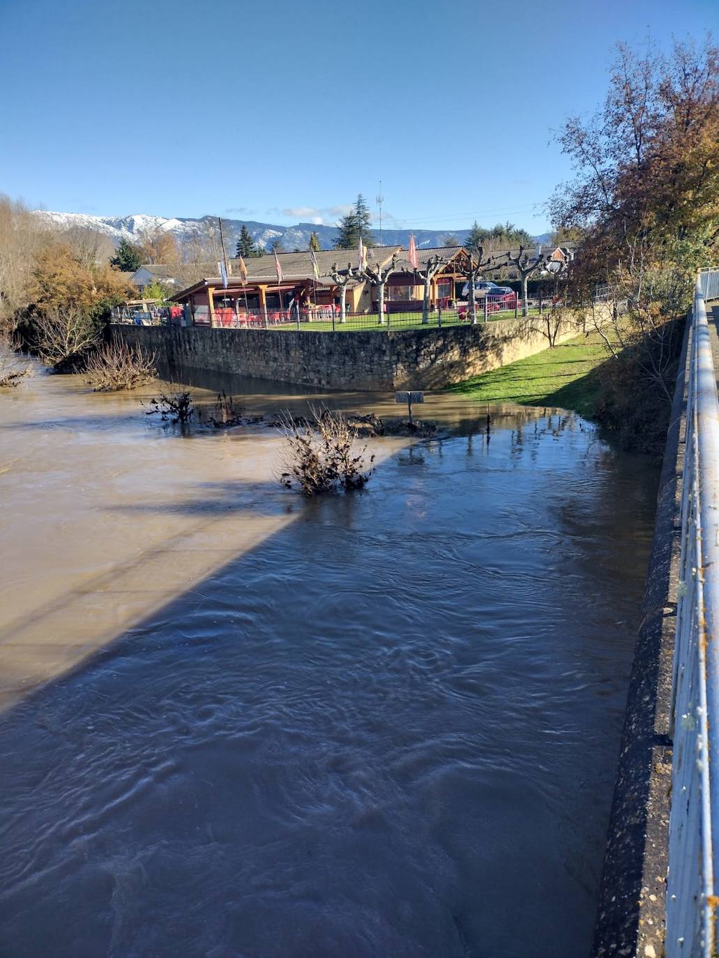 Inundaciones en Miranda de Ebro.