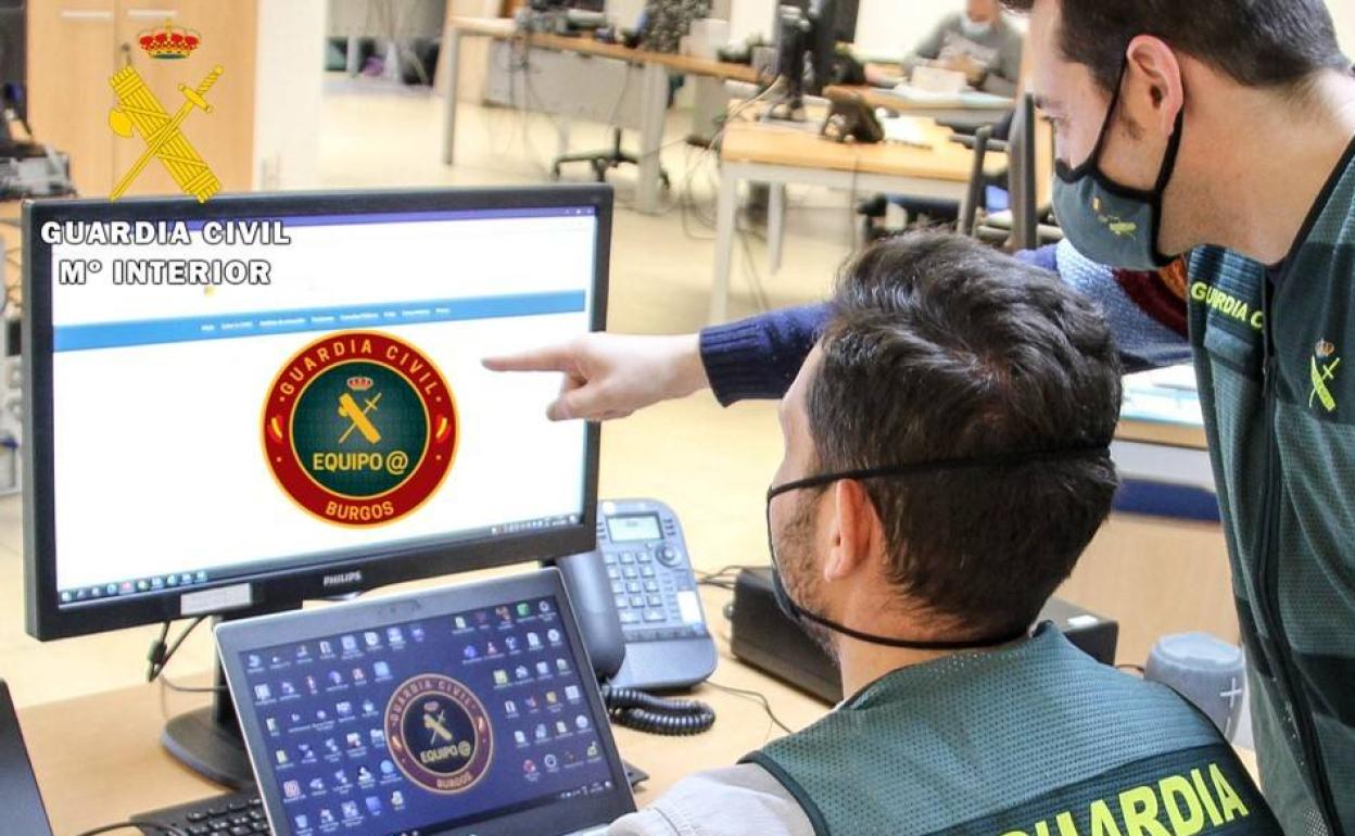 La Guardia Civil de Burgos investiga la estada a través de internet.