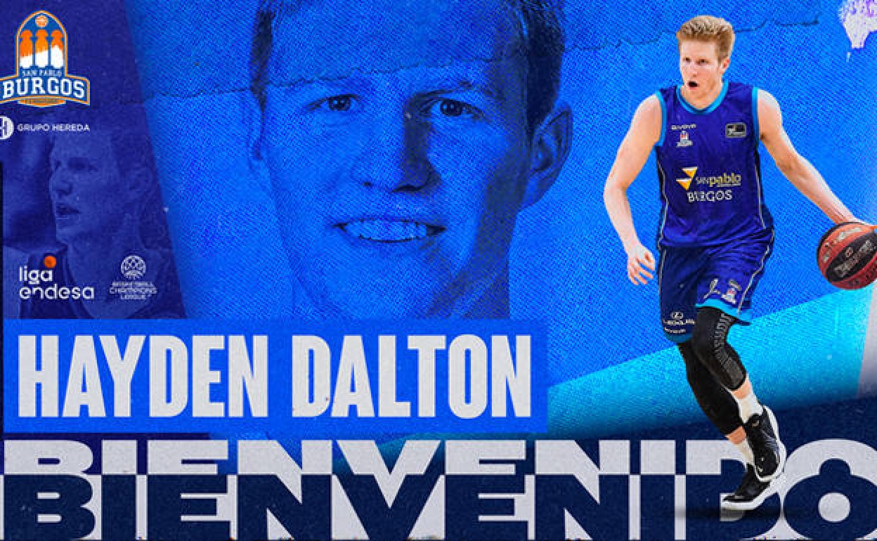 Hayden Dalton ficha por el Hereda San Pablo Burgos